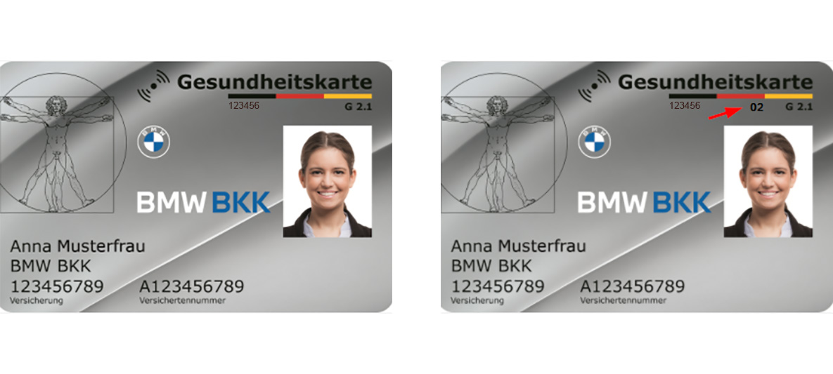 Muster der elektronischen Gesundheitskarte Ein Muster der elektronischen Gesundheitskarte